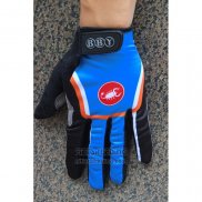 2020 Castelli Handschoenen Met Lange Vingers Cycling Blauw Zwart (3)